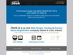 Web Design, Hosting and Domain Name Registration by iSeek. ie in Cork Ireland