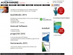 AxonWare | Quickbooks Ireland 2015 | VectorWorks | progecad 2016 | Collsoft Payroll| AutoCad Ir