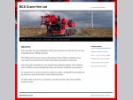 BCS Crane Hire Ltd | A Cussen Family Business