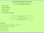 Beacon Information Systems Ltd Computer office and electronic supplies support services and traini