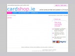 Cardshop. ie Personal Greeting Cards Ireland, cards delivered by Post! Custom Cards in the Mail to