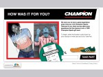 Champion Customer Feedback Survey