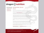Home Page raquo; About Dragon Nutrition raquo; Supplements development manufacture supplement spor