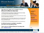 Efficient Business Consulting Homepage - Process Improvement, IT Strategic Tactical Operational su