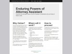 Enduring Power of Attorney Assistant - Home Site