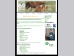 Equine Sports Therapy, Ireland. Equine therapeutic treatments from Zoë Thomas trained equine sport