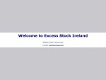 Excess Stock Ireland, FActory Excess Stock