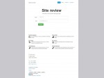 Site review free seo tool
