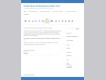 Health Matters Multidisciplinary Health Clinic | Promoting and providing healthcare through practic