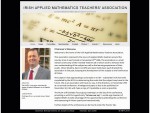 Chairman's Welcome | Irish Applied Mathematics Teachers' Association