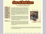 Sionnarush leos kennels home of the giant lionlike champion leonberger dogs, and leonberger litter