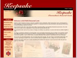Welcome to the Keepsake Website - personalized memorial cards, acknowledgement cards and bookmarks