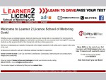 Learner2Licence, School of Motoring