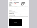 Listen at - Listen at Wellington