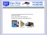 M1 Van Hire | Newry and Dundalk Van Hire
