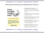Simplify Meeting Room Booking