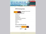 MTE 021 438 33 40 Warehousing, Couriers info mte. ie