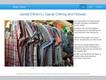 Gerald O'Brien's Clothing and Footwear