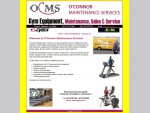 O Connor Maintenance Services, Gym Equipment, Maintenance, Sales Service