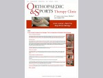 Orthopaedic Sports Therapy Clinic