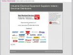 Industrial Electrical Equipment Suppliers Ireland | Electrical Distributors