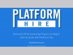 Platform Hire - Interiors - Website Launch November 2014