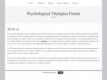 Psychological Therapies Forum | Ireland