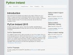 Python Ireland - Front Page