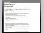 Impact Research Management