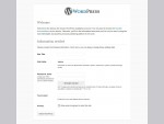WordPress rsaquo; Installation