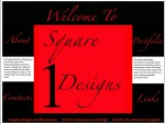 Square One Designs Portfolio Site with Photoshop Illustrator HTML CSS Dreamweaver