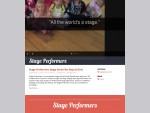 Stage Performers | Stage School for Boys Girls