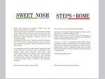 SWEET NOSH | STEPS OF ROME