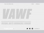 VAWF | Visual Arts Workers Forum