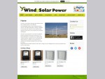 Wind and Solar Power - Wind Turbines - Water Turbines - Solar Panels
